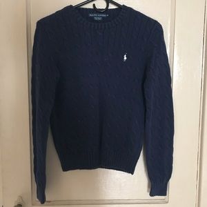 Ralph Lauren Polo cable crew neck sweater